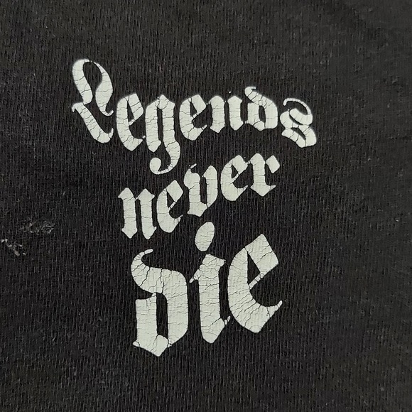 Juice WRLD Shirt Mens Medium Legends Never Die Cover Art Black Short Sleeve Tee - Picture 3 of 7